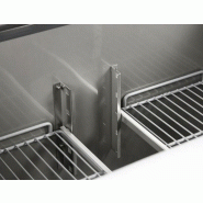 Saladette réfrigérée 3 portes avec 18 bacs GN 1/6 - 623 L_3