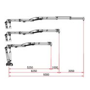 W 130 S3 - Grue auxiliaire Bob Spa - Capacité de levage 130 kNm avec extensions hydrauliques et rotation 425°_3