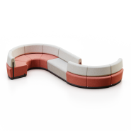 Canapé scolaire modulaire rectangulaire avec dossier, combinable pour former et délimiter différents espaces - Kalin Rectangle Complete_3