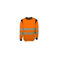 T-shirt à manches longues haute-visibilité - 55% coton, 45% polyester, 170 g/m² - Bandes rétro-réfléchissantes segmentées_3