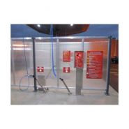 Coffret de piste avec carrosserie inox pour usage intensif