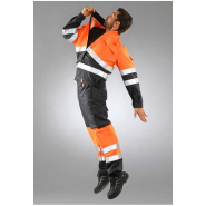 Blouson multirisques ATEX haute visibilité orange fluo - Réf. 630*ATX - bandes rétroréfléchissantes ignifuges et multipoches_3