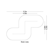 Équipement de fitness extérieur - Gym Beam Jump - 8036742 - Hags - entraînement pliométrique et musculation_3