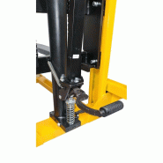 Gerbeur hydraulique SYC 1.5T 3M - Fourches extensibles - Capacité 1,5T - Hauteur 3M_3