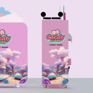 Machine à barbe à papa automatique 2800w M3 - Temps de fabrication de 80 à 130 s/ pièce - FESTI MARKET- Ref FM-M3-CFCSCD_3