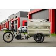 Vélo cargo triporteur VUF avec module Cleaner - 150 kg - Transport de déchets verts, palettes et matériel d'entretien