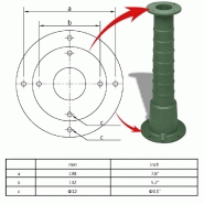 Vidaxl support en fonte pour pompe à eau manuelle de jardin 41173_3