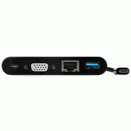 Adaptateur Multiport USB-C - Mini Dock USB-C avec Sortie Vidéo VGA 1080p - Power Delivery Passthroug_3