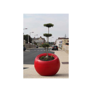 Pot de fleur recyclable et léger avec bac amovible - URBAN BOULE - 21 coloris disponibles_3