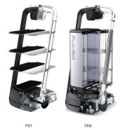 Pudubot - robot de service - Pudu Robotics - plateau métallique ajustable PD1 42x50 cm et PD6 35x40 cm_3
