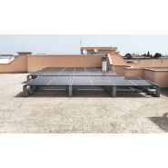 Support photovoltaïque 5° et 10° - Au sol ou sur toit terrasse_3