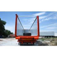 Benne basculante pour ferraille de grande capacité