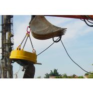 Electro-aimant avec alimentation par batterie pour pelle de 4 à 30 tonnes_3