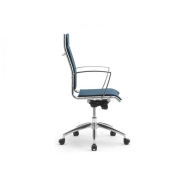 Fauteuil de direction de prestance ORIGAMI X - Design contemporain avec accoudoirs chromés et mécanismes polyvalents_3