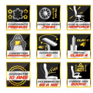 Siège confortable et réglable ORAXEAT XL800 - Inclinaison 160° - Gris - Réf : ORX_XL800_BKGRY_3