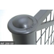 Barrière type Croix de Saint-André traditionnelle et élégante - Longueur 1072 ou 1572 mm - Trois cadres et quatre pommeaux au choix - LIGNE PROVINCE_3