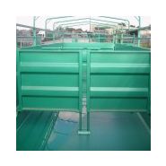 Betaillere 2 essieux - remorque bétaillère - mazeron - pont hydraulique de 2.20m de long_3