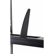 Ddpurslide - Présentoir mobile et ajustable - Alba - Compatible tout format, 4 roues, structure en chrome_3