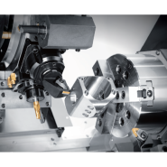 Tour CN à banc incliné - TAKISAWA Série FX - Double broche, 15 outils, usinage de pièces complexes_3