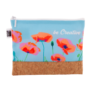 Trousse de maquillage personnalisée - polyester RPET 600D et liège naturel - impression sublimation_3