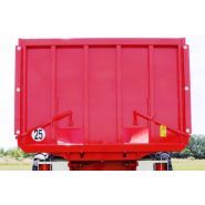 Bennes monocoques Jeantil avec réglage de porte et suspension hydraulique