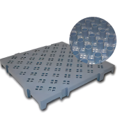 Caillebotis en LLDPE - Norme Europe - Résistance aux chocs - Coloris blanc, gris ou brique_3