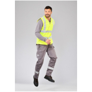 Gilet multirisques ignifugé, antistatique et haute visibilité - Réf. 905*paf - EN ISO 20471 classe 2_3
