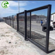 Portail coulissant grillagé eco - 7000 / 1750_3