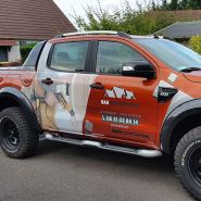 Installation de marquage semi covering sur petit utilitaire