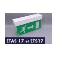 Éclairage de sécurité adaptable en pose murale, plafond ou épi