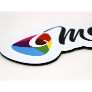 Impression sur plaque aluminium sur mesure - Alu-Dibond blanc ou brossé - découpe et perçage personnalisés_3