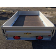 Remorque roues dessous - 2,65 X 1,65M - 2000 KG - HUMBAUR HN202616_3