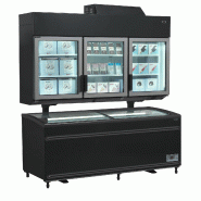 Congélateur armoire de supermarché MTF210B Noir TEFCOLD_3