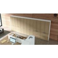 Take Off - Bureau open space Mahora - Plateau mélaminé personnalisable avec options multiples_3