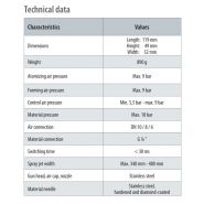 Pistolet de projection automatique Airspray - Topfinish GA 1900 Wagner - 9 bar - surfaces brillantes et haute précision_3