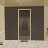 Kit de construction cabine de hammam à carreler 240 x 120 cm - Générateur vapeur inclus_3