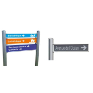 Panneau de signalisation design novateur et personnalisable - Gamme ARCHITEKT avec laquage sur demande_3