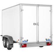 Fourgon en bois Saris équipé de charnières anti-effraction