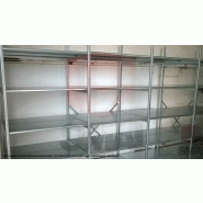 Rayonnage métallique économique pour charge maximale de 150 kg