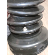 Soufflet de protection flexible avec fermeture éclair pour vérins