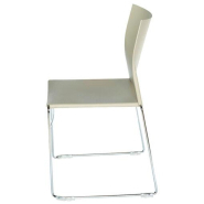 Chaise piètement traineau JILL - neuf - polypropylène renforcé - plusieurs couleurs_3