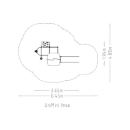 Structure multi-jeux 3 à 5 ans - Unimini Imse 8046914 - Hags - Poteaux bois et panneaux HPL_3
