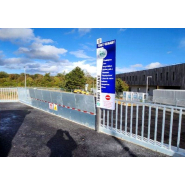 Dispositif de sécurité, barriere anti-chute pour tous quais de déchetterie_3