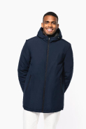 Parka à capuche recyclée unisexe - Réf: K6152 - 100% polyester, déperlant, intérieur matelassé_3