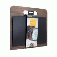 Planche porte-menu à anneaux gamme Walnut | Securit - CU930_3
