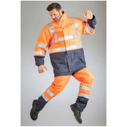 Pantalon multirisques ATEX intempéries HV - Réf. Ppm*mphvj - Bandes rétroréfléchissantes ignifuges et doublure ignifugée_3