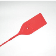 Scellé PP à tige crantée ronde - Longueur 330 mm - Tige Ø3.5 mm - Platine 30x35 mm - Rouge_3