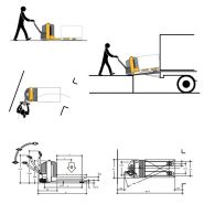 Transpalette électrique spécial 330 K - OMG SRL - capacité 8.0 t - faible hauteur de levée - applications lourdes_3