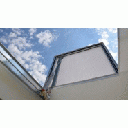 Lanterneau ecofeu premium alu 110 sce / sur costière en acier galvanisé / double vitrage_3