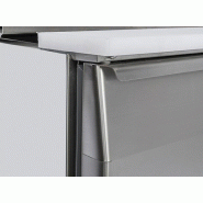 Saladette réfrigérée avec pare-haleine - 3 portes GN 1/1 | Coolhead - CRQ93A_3